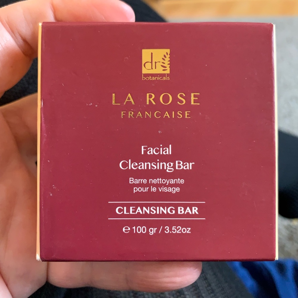 Dr Botanicals La Rose Francaise Facial Cleansing Bar Full Size